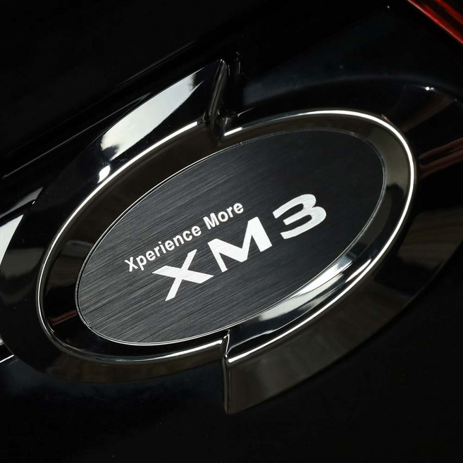 카우라 XM3 엠블럼 스티커 튜닝 용품, 리어-블랙