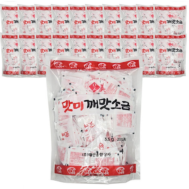태산 맛미 깨맛소금 치킨순대소금, 2000개, 3.5g