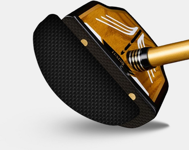 파크골프채 헤드 페이스 100% 카본 보강제 (120x70mm), 1개, 검정