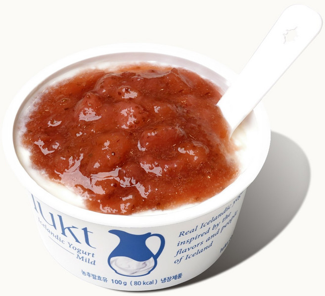 룩트 요거트볼 스트로베리 마일드, 1개, 100g