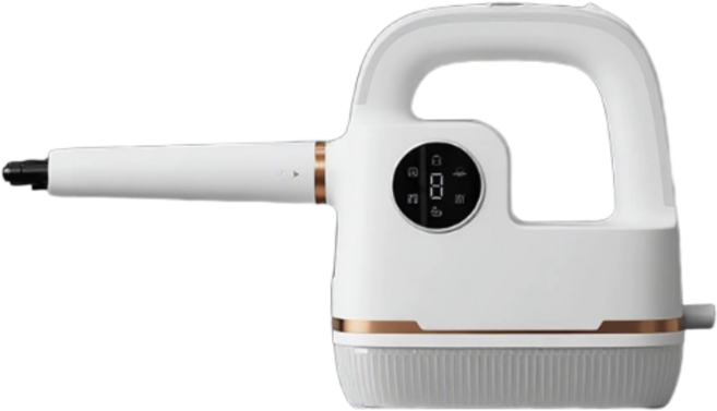 라이트스팀 가벼운 무선 스팀청소기 충전식 무선 미니 핸디 고온 스팀 살균 청소기 가정용, 스팀청소기(유선모델), 펄 화이트