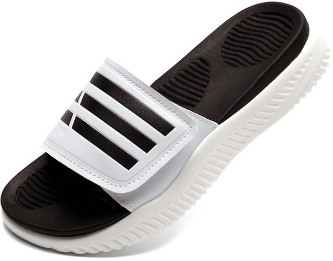 페이퍼플레인 국내제작 남녀공용 빅사이즈 슬리퍼 실내화 슬라이드 벨크로 이중쿠션 푹신한 사무실화 PP1558