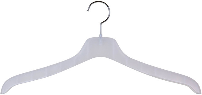 남성 어깨뿔방지 자켓 셔츠용 라운드 옷걸이, 30개, 반투명