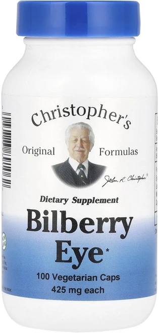 Christopher's Original Formulas 빌베리 아이 850mg 베지 캡슐 100정(캡슐 1정당 425mg), ChristophersOriginalFormulas빌베, 1개, 100정 - 쿠팡