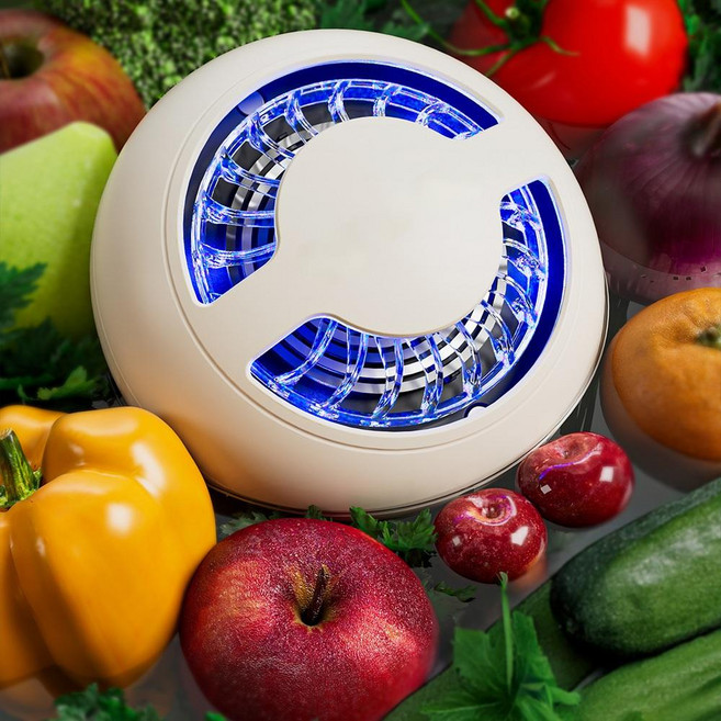 Apnoo 무선충전 야채 과일 세척기 초음파세척기과일 야채, 흰색