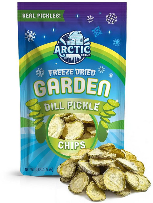 Arctic Farms 동결건조 코셔 딜 피클 칩, 22.7g, 1개