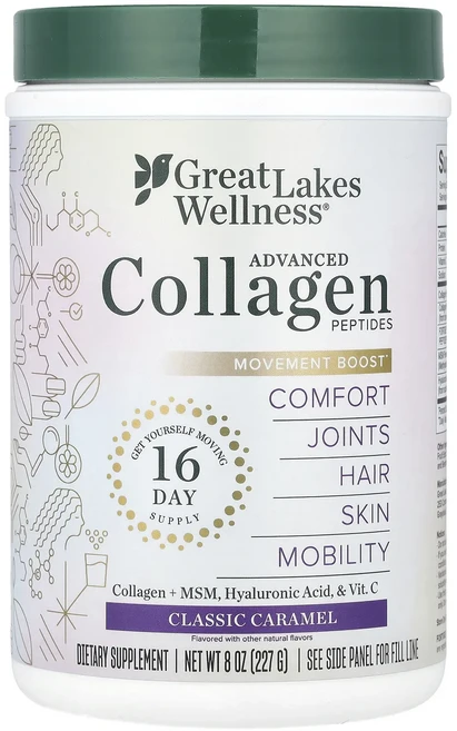 몸관리하세요 겨울입니다 Great Lakes Wellness 고급 콜라겐 펩타이드 클래식 캐러멜 227g(8oz) 특별관리진행, GreatLakesWellness고급콜라겐펩타이드클래식, 227g, 1 - 쿠팡