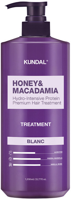 쿤달 허니 앤 마카다미아 헤어 트리트먼트 블랑향, 1.058L, 1개