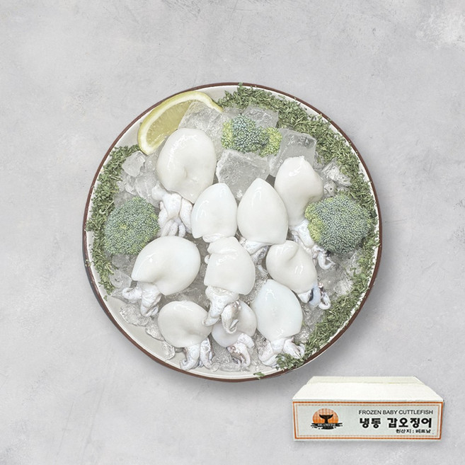 [굿챈스]미니 갑오징어 12ea 1BOX 2.16kg 베이비 갑오징어, 4개