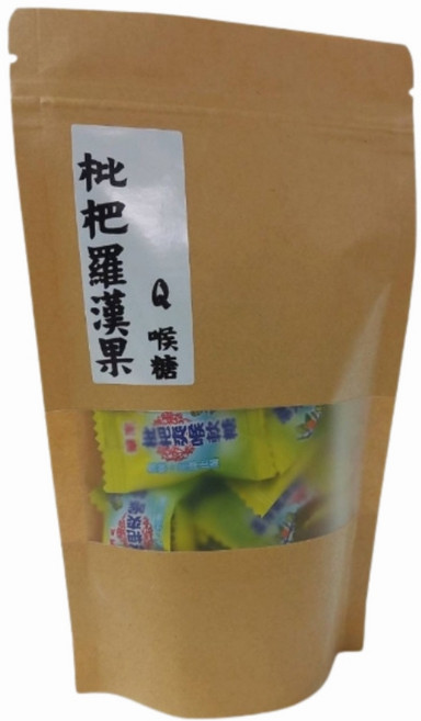 琵琶羅漢果Q喉糖, 1個, 38g