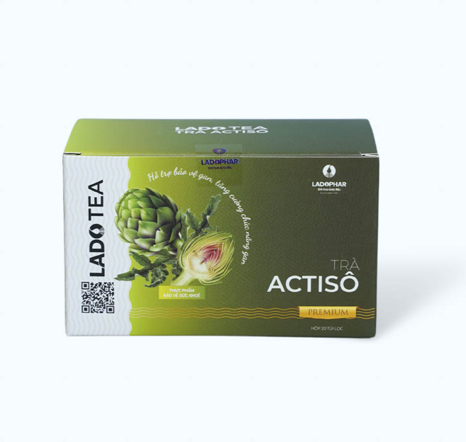 달랏 특산 LADOPHAR 라도파 아티소 차 아티초크 차 베트남 허브차, 1개, 20개입, 2g