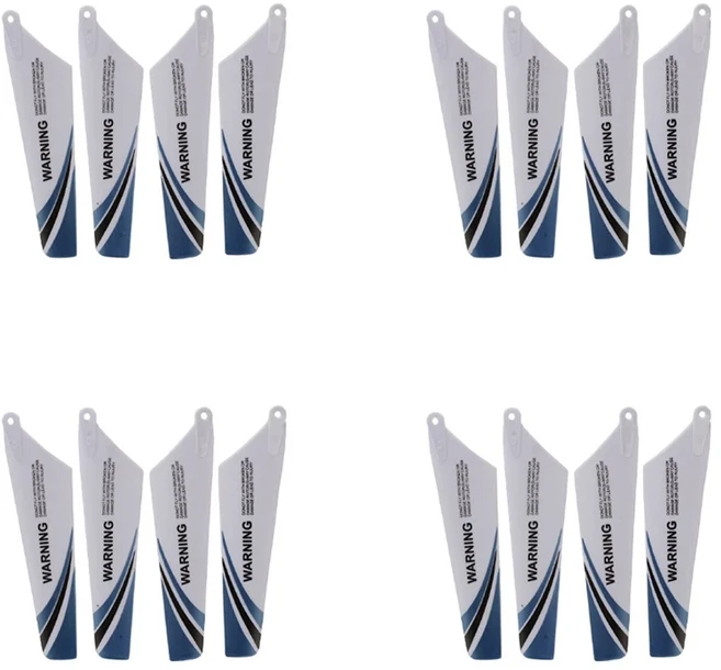 헬리콥터 로터 Rc S107용 Syma 16개 예비 블레이드 블루