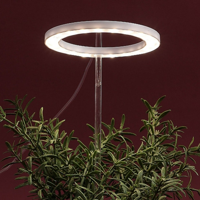 20구 LED 식물성장 조명 엔젤링 헤드형 식물등 웜색, 단일속성, 1개