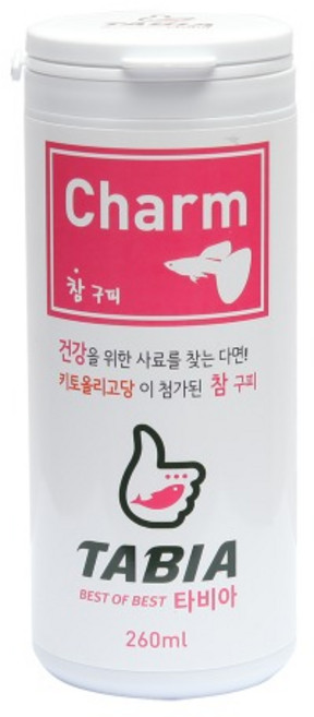 타비아 참구피전용사료, 260ml, 1개
