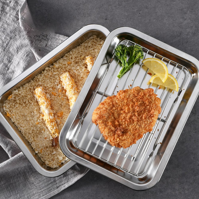 바겐슈타이거 스텐 사각 트레이 다용도 용기 업소용 가정용 8종, 바겐 스텐사각트레이 no8