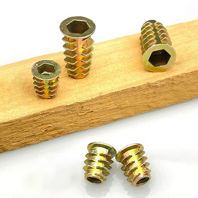 와셔형 인서트너트 DIY가구 볼트고정 번데기너트_1P, M8, 13mm, 1개