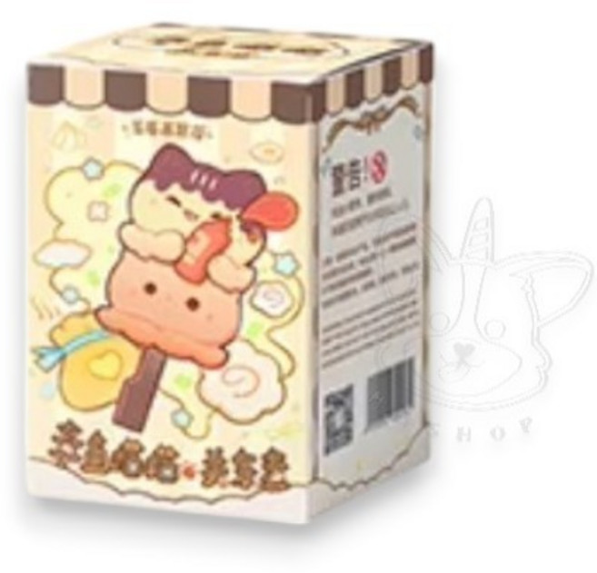 草莓慕斯塔章魚喵關東煮盲盒公仔模型, 1個, 單個盲抽 Y9