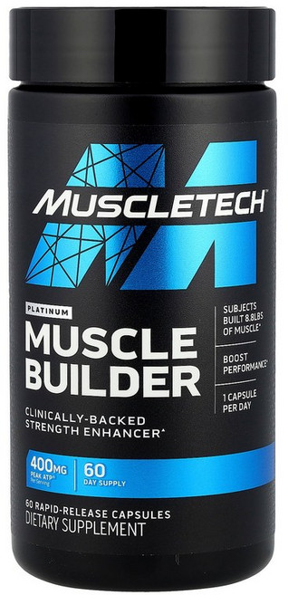 MuscleTech Platinum Muscle Builder 400 mg 60 Rapid-Release Capsules, 1개