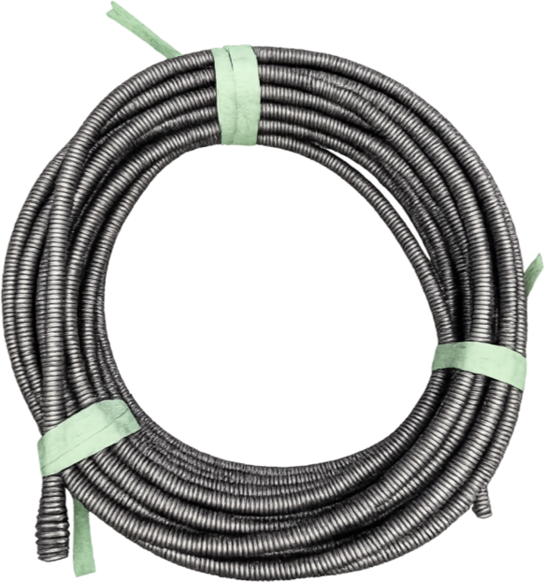 수동 하수구청소기 15m 스프링 14mm 교체용, 1개