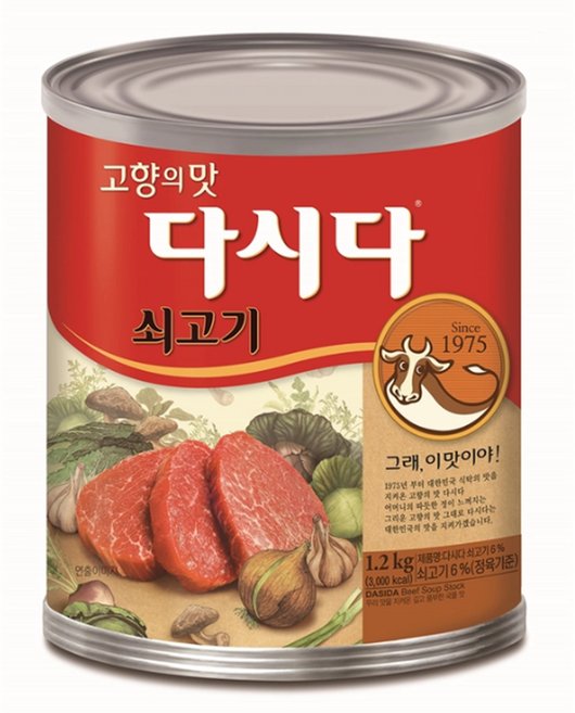 다시다 쇠고기 캔형, 1.2kg, 1개