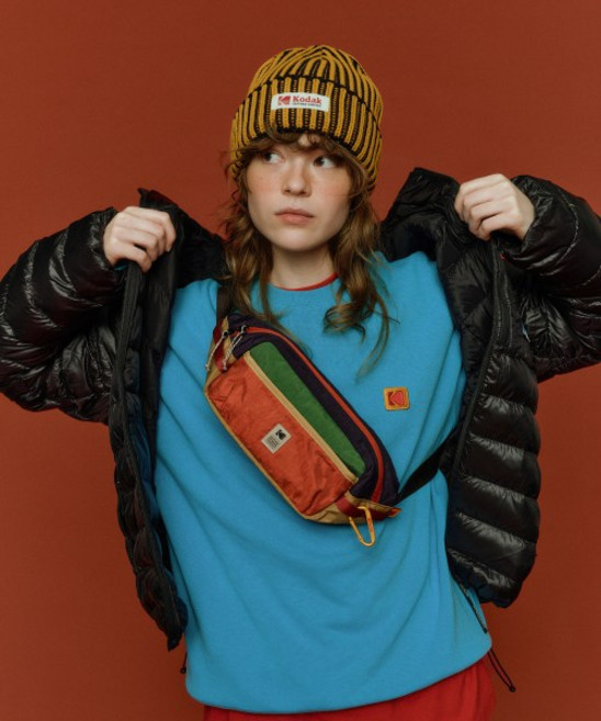 코닥 KODAK 씨너리 그래픽 맨투맨 BLUE