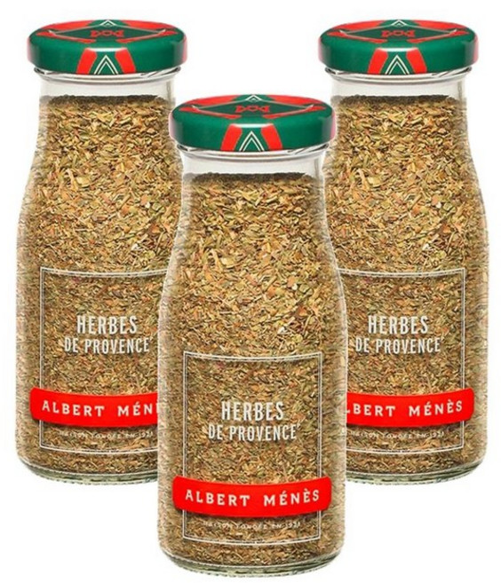 프랑스 알베르메네 Albert Ménès Herbes de Provence 프로방스의 허브 시즈닝 35g, 3개
