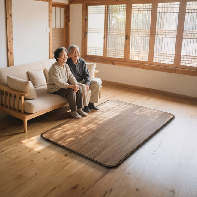 일월 나노륨 온수 카페트매트 랜덤 발송, 183 x 140 cm