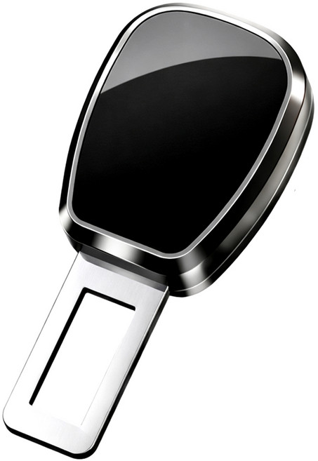 럭스핏 자동차 안전벨트 연장 클립 버클 ABS 전차종 차량 확장, 블랙, 1개