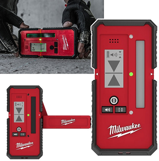 밀워키 LLD50 라인 레이저레벨기 수광기 50M LED 자석 M12 3PL-0C CLLP-0C 호환, 1개