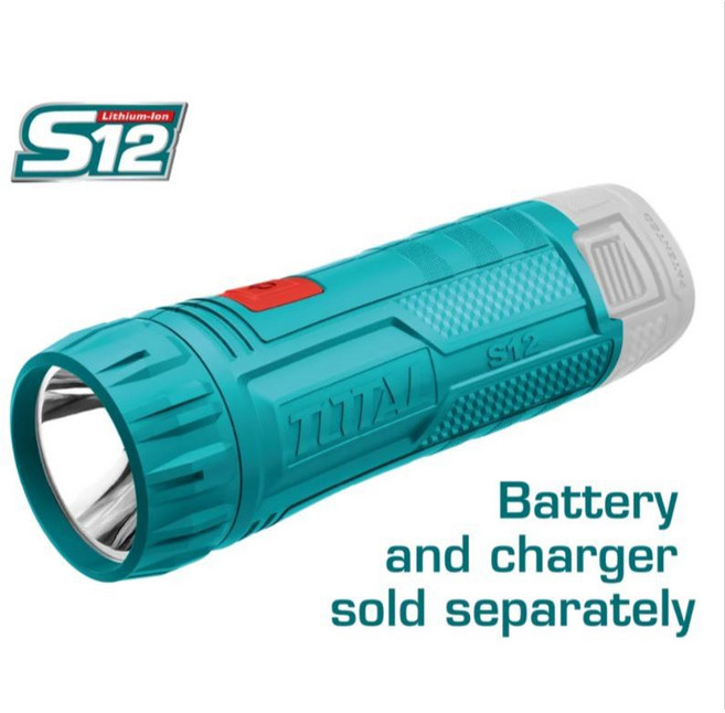 TOTAL 12V S12 鋰電手電筒, 1個