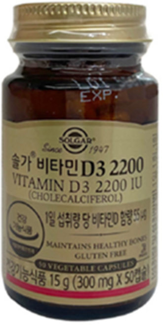 솔가 비타민D3 2200, 50정, 1개