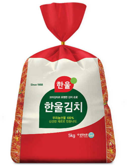 한울 묵은지 5kg 국산 배추 반찬 포장김치, 1개