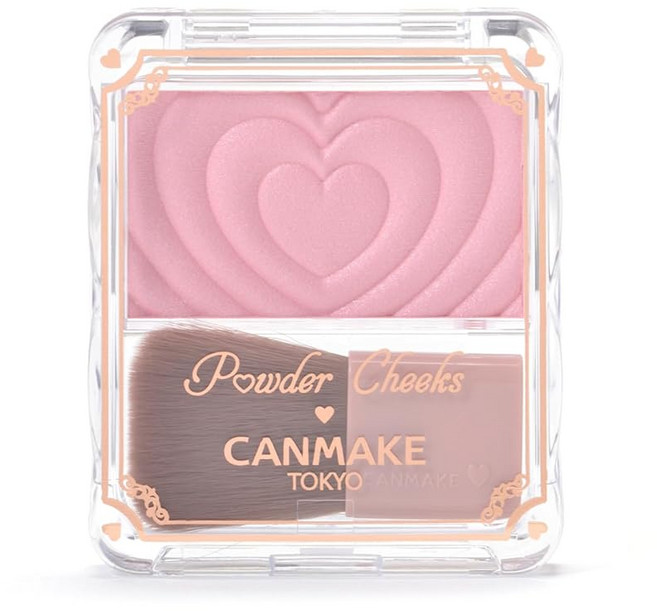 캔메이크 파우더 치크 P02 리틀 샤이 핑크 1.8g, 1개
