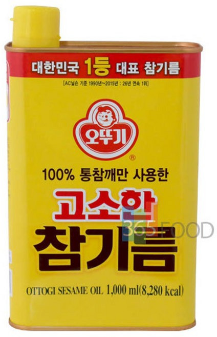 오뚜기 고소한 참기름 1000ml, 1개