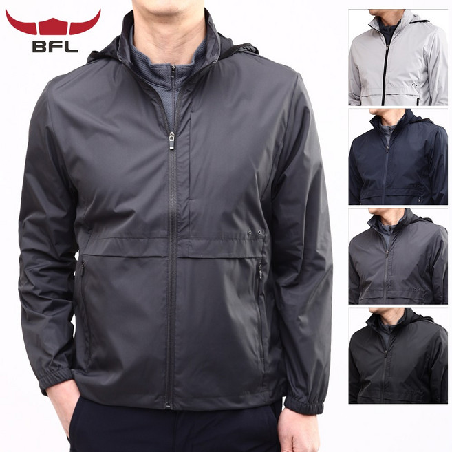 [샤인힐즈] 봄가을 버팔로 BF 소프트쉘 바람막이 후드내장 바람막이 방풍자켓 BF9000