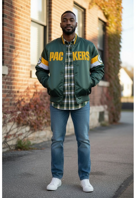 Starter Green Bay Packers 棒球外套