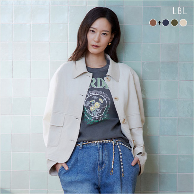 [LBL] (런칭가 79 900원)(26SS) NEW FAUX 스웨이드 자켓 2종 (카멜+선택1)