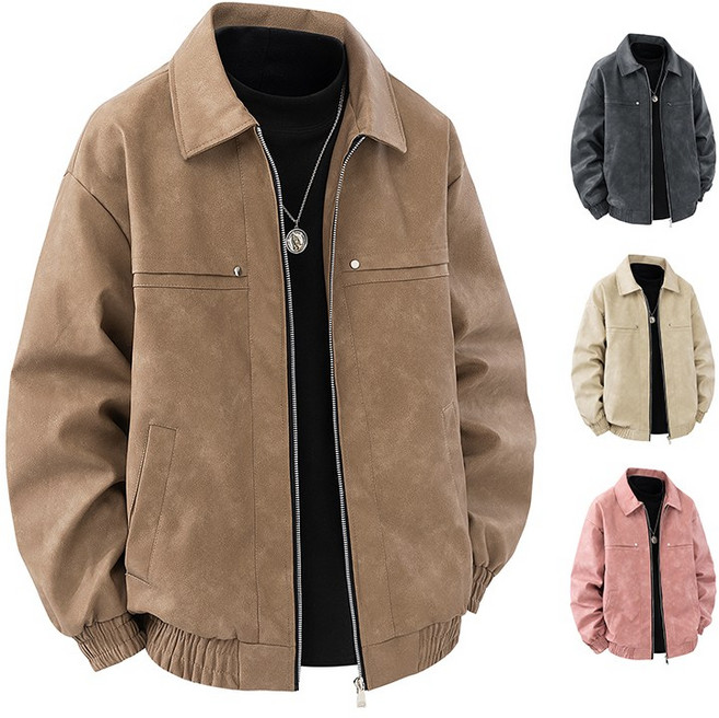 남성 봄 가을 코듀로이 자켓 아우터 남자 캐주얼 카고 자켓 점퍼 베이직