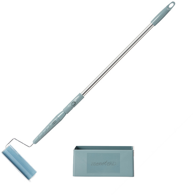 리필 없이 물로 씻어쓰는 돌돌이 반영구 롤클리너 모노톤 에디션 다단봉세트 색상 애쉬블루, 1개