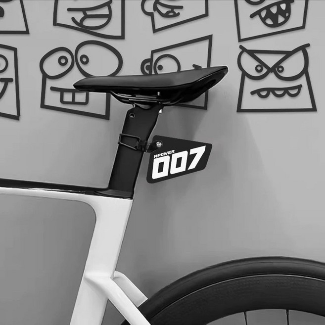 자전거번호판 레이싱 경주 1. 대회 이름표 배번 꼬리표, A. 007 스탠드 포함