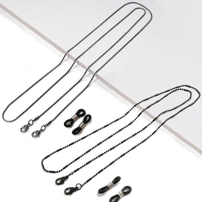 여성 안경줄 선글라스줄 비즈 안경걸이 기본 안경체인 1+1