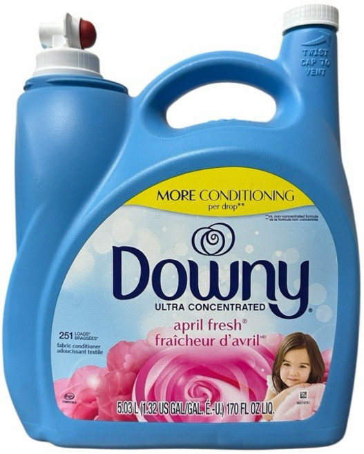Downy 超濃縮 April Fresh 衣物柔軟精, 1個, 宅配-一單最多2罐