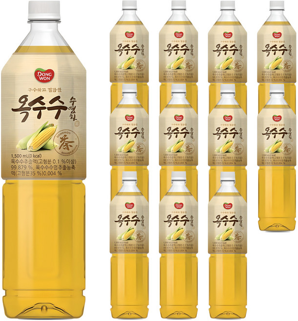 동원 옥수수수염차, 1.5L, 12개