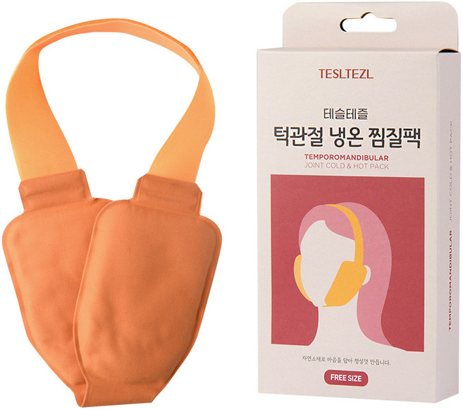 테슬테즐 황토 턱관절 찜질팩, 1개