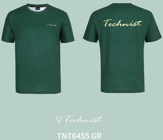 테크니스트 기획 티셔츠 배드민턴 반팔 상의 TNT6455GR