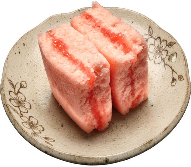 [대궐] 딸기설기떡 / 딸기디저트 / 생딸기맛떡 / 아기 건강간식 / 무방부제 냉동설기, 20개, 50g