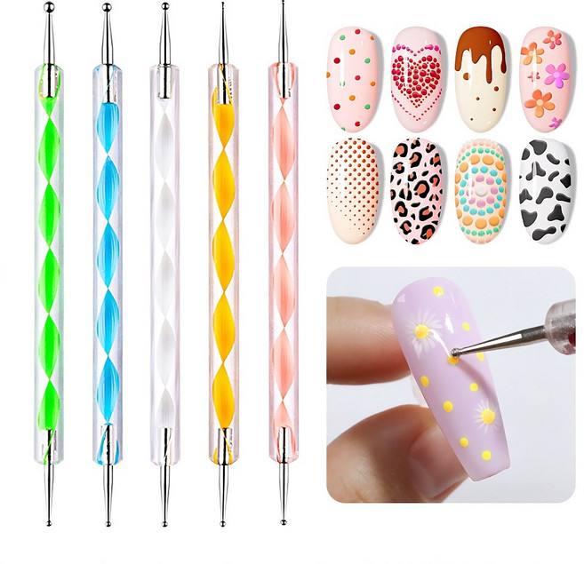 마블러 도트네일 도트봉 5종 세트, 1개