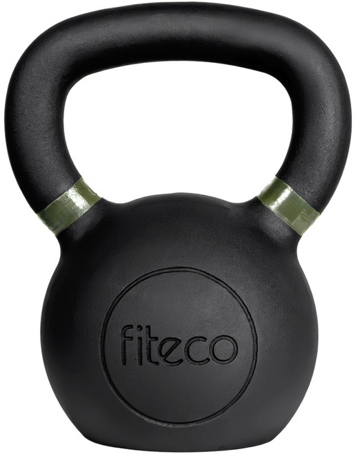 FITECO 프리미엄 케틀벨 크로스핏 전신운동, 1개, 14kg, 블랙