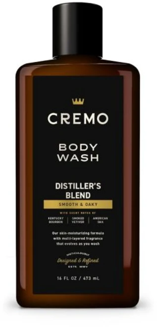 크레모 바디 워시 맨 이탈리아 베르가못 네롤리 블라썸 프레시 베티버 풍성한 거품의 16 Fl Oz, Distiller's Blend, 1개, 473ml - 쿠팡