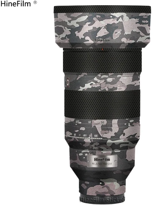 Hinefilm For sony 50 스킨 f2 안티 스크래치 렌즈 스티커 FE50-150 F2 GM 보호 필름 SEL50150GM, 34 Field Camouflage